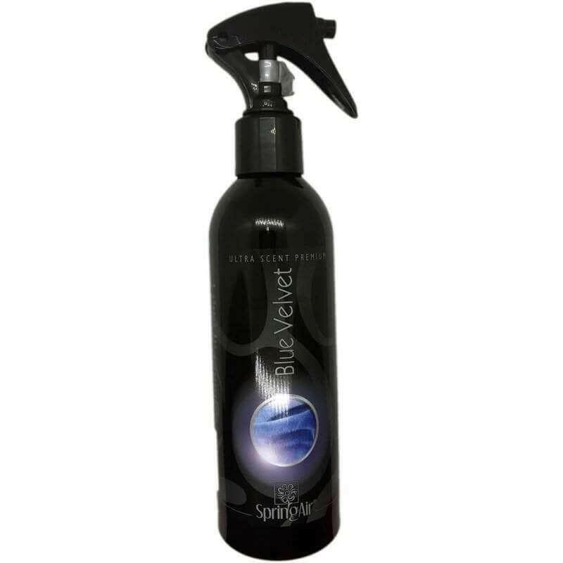 Spring Air Premium Ultra Scent Blue Velvet Raumspray mit Jasmin, Rosen und Lavendel Duft
